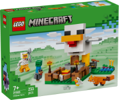לגו מיינקראפט - חוות תרנגלות - LEGO Minecraft  Chicken Farm 21585