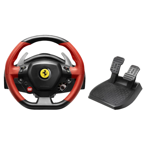 הגה + דוושות FERRARI 458 ל SPIDER XBOX S/X מבית THRUSTMASTER