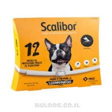 סקאליבור לכלב עד 8 קג  קולר נגד קרציות - SCALIBOR