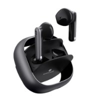 אוזניות אלחוטיות צבע לבן Miracase MTWS170 – שתי אוזניות שחורות ומארז טעינה כהה של Miracase USB
