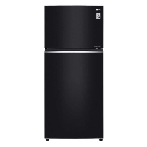 מקרר מקפיא עליון LG דגם GR-M6781BU זכוכית שחורה