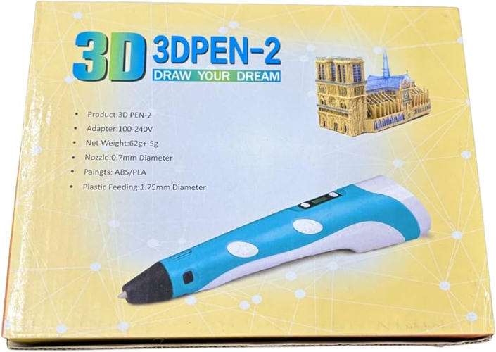 עט תלת מימד 3D אלחוטי איכותי במיוחד - 3D PEN-2