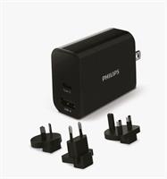 מטען חשמל 30W אוניברסאלי PHILIPS DLP2621T/00  TRAVEL