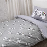 שמיכת קיץ לילדים 100% אל קמט - דגם גיימינג