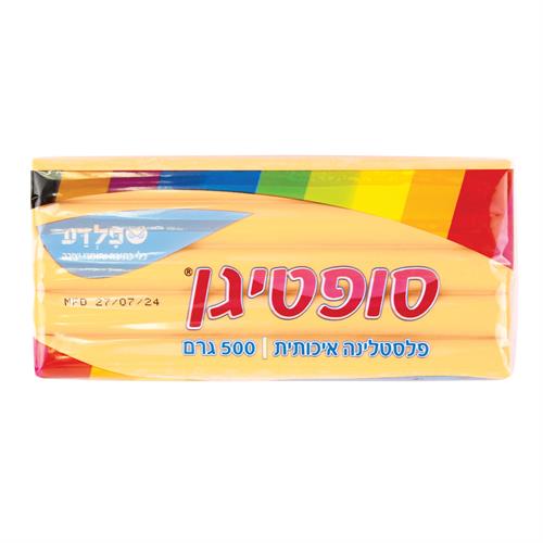 פלסטלינה איכותית 500 גרם גוף - סופטיגן