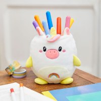 כוס עטים בובת חד קרן Fluffy