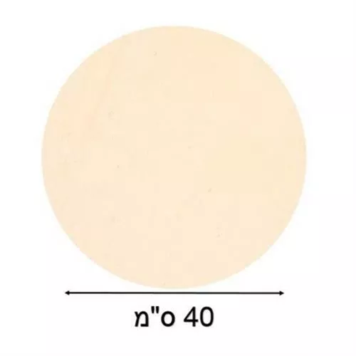 חיתוך עץ צפצפה עגול קוטר 40 ס"מ עובי 6 מ"מ ^