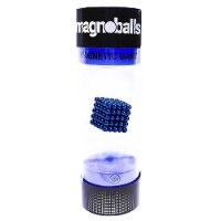מגנובול - 125 כדורים מגנטים כחול - Magnoballs
