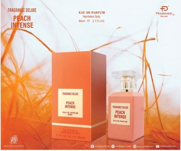 Fragrance deluxe Peach Intense פרגרנס דלוקס פיץ׳ אינטנס| א.ד.פ 100 מ״ל