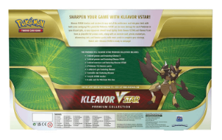 Pokemon TCG: Kleavor VSTAR Premium Collection קלפי פוקימון מקוריים מארז וי קליבור