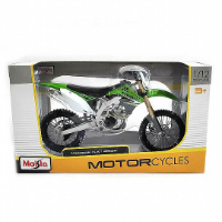 מאיסטו - דגם אופנוע קווסאקי 1:12 - MAISTO KAWASAKI KX 450F