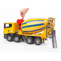 ברודר - משאית סקניה מערבל בטון צהוב - 03554 Bruder