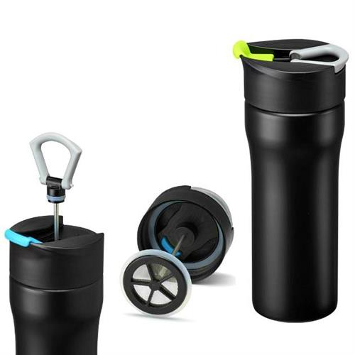 כוס תרמית גדולה להכנת קפה פילטר פרנץ' פרס Easy Go French Press Large - מארז לא מושלם