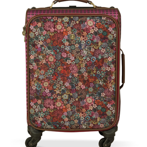 טרולי פרחוני אדום TUTTI I FIORI דגם TOSCA מידות 35x22x47 ס"מ של חברת PIP STUDIO
