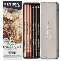 עפרונות שרטוט LYRA במארז - 6 יחידות