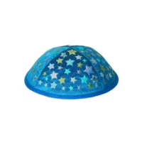 כיפות לילדים עם רקמה דגם כוכבים