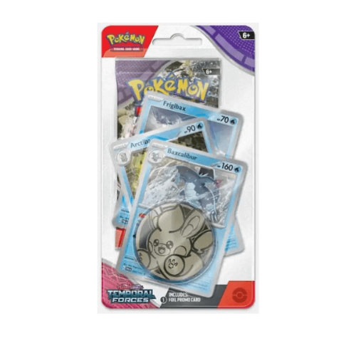 Pokemon TCG:Scarlet&Violet Temporal Forces Premium Blister Baxcaliburקלפי בליסטר סקרלט ויולט