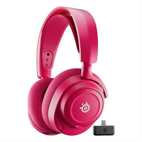 אוזניות גיימינג אלחוטיות SteelSeries Arctis Nova 7 Gen 2 ורוד
