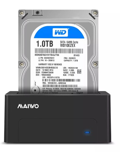 תחנת עגינה לדיסק בודד 3.5/2.5 MAIVO Single HDD DOCKING STATION