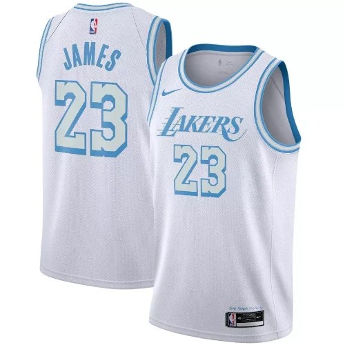 גופיית משחק NBA לוס אנג'לס לייקרס - לברון ג'יימס 20/21 (מידה M)