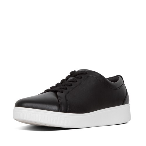ראלי שחור עור פיטפלופ FITFLOP