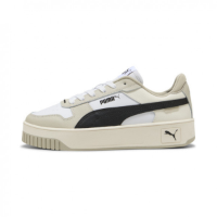 PUMA Carina Street Women's Sneakers in White/Black/Desert Dust סניקרס פומה נשים