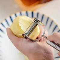 סט קולפן רב תכליתי, קולפן ג'וליאן ופינצטת שף דו צדדית משולבת סכין לניקוי עופות ודגים דגם Apex