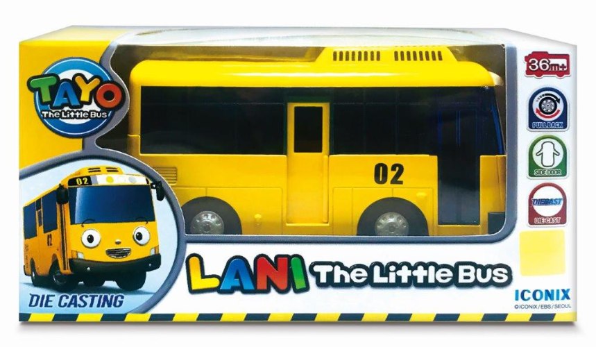 טאיו - אוטובוס צהוב לני גודל 10ס"מ - TAYO
