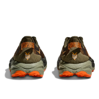 HOKA SPEEDGOAT 6 WIDE - נעלי ספורט רחבות גברים ספידגוט 6 רחבות בצבע זית/כתום | HOKA גברים