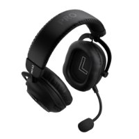 אוזניות גיימינג אלחוטיות צבע שחור Logitech Pro X3 Lightspeed – שחורות נראות בזווית