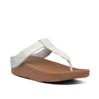 Fit Flop Mina Toe Thongs Stone כפכפי פיט פלופ צבע לבן