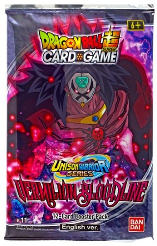 קלפי דרגון בול בוסטר DRAGON BALL SUPER TCG: B11 Vermilion Bloodline 2nd Edition Booster