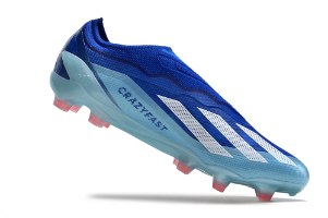 נעלי כדורגל מקצועיות אדידס מסי כחול תכלת ADIDAS X CRAZYFAST1 MESSI FG BOOTS