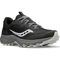 SAUCONY AURA TR WIDE נעלי ריצה גברים צבע שחור אפור