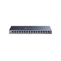 מתג חכם TP-Link 16 Ports Gigabit 10/100/1000Mbps Desktop Switch TL-SG116 Easy – מתג רשת אפור עם 16 חיבורי רשת