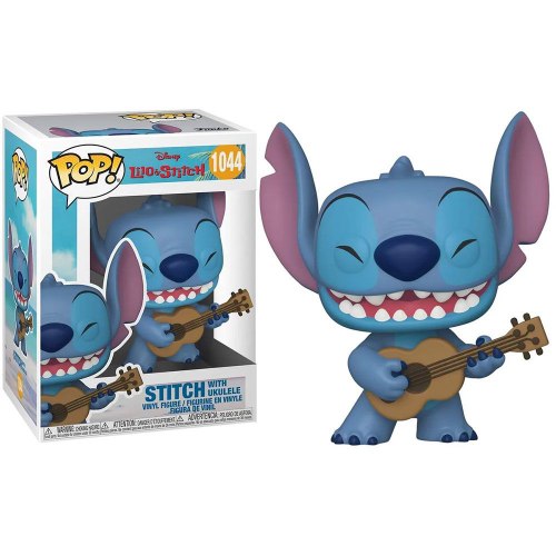 בובת פופ סטיץ' Funko Pop! Disney: Lilo & Stitch - Stitch with Ukelele #1044
