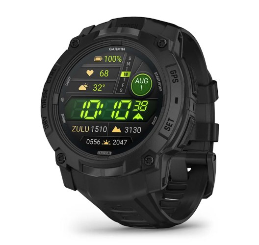 שעון חכם אינסטינקט 3 אמולד טקטי Garmin Instinct 3 Amoled Tactical 50mm