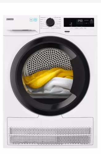 מייבש כביסה קונדנסור כולל משאבת חום - 8 ק"ג Zanussi זנוסיZDHF286H