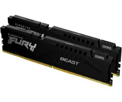 זכרון לנייח Kingston Fury Beast 32GB 2X16 DDR5 5200Mhz C36 KIT