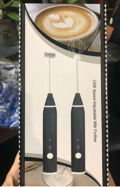 חוות דעת - מקציף חלב וביצים מנירוסטה נטען בעל 2 ראשים