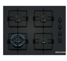 כיריים גז 4 להבות 60 ס"מ דגם POH6B6K30Y בוש BOSCH זכוכית שחורה
