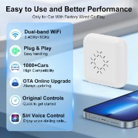 U2W Mini מתאם לרכב CarPlay אלחוטי Carlinkit