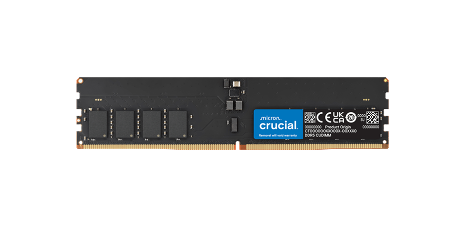 זיכרון לנייח – Crucial DDR5 CUDIMM 6400MT/s 64GB