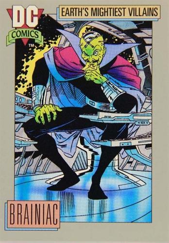 קלף בודד די.סי קומיקס DC Comics - Brainiac's Spaceship - Earth's Mightiest Villains - 84