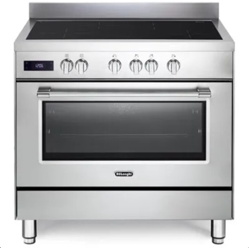 תנור דלונגי 90 ס"מ עם כיריים אינדוקציה דגם PRO96MXINED