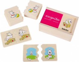 משחק התמצאות במרחב 20 חלקים Cognito מעץ 11530 מבית Beleduc