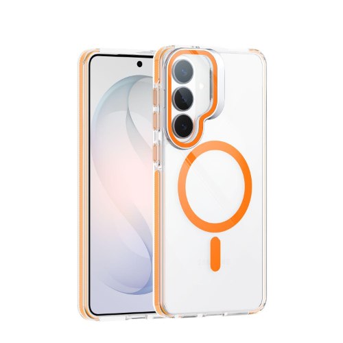 כיסוי שקוף-כתום Crystal Pro מבית GRIP ל-Samsung Galaxy S26