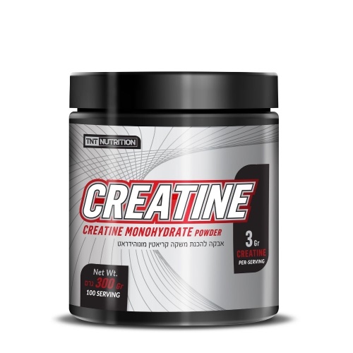 אבקת קריאטין מונוהידרט 300 גרם | TNT NUTRITION CREATINE