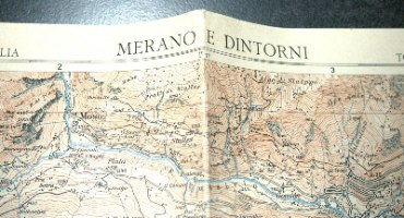 מפת דרכים איטליה מרנו דרום טירול שנות השלושים