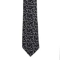 עניבה פרחונית שחור